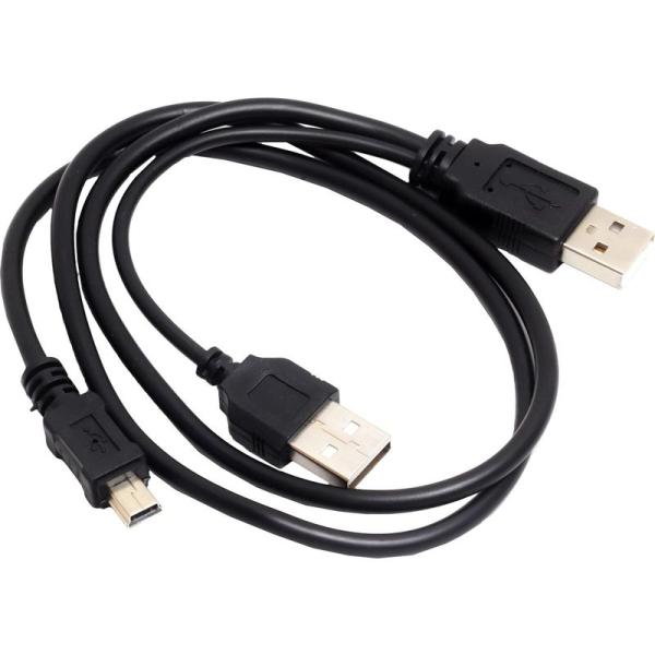 オーディオファン miniUSBケーブル 電源 補助ケーブル付き USB2.0 データ通信対応 US...