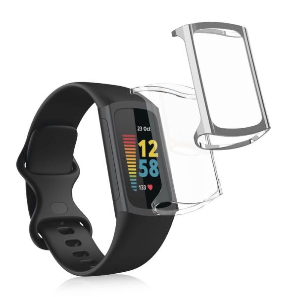 kwmobile 2x ケース 対応: Fitbit Charge 6 / Charge 5 カバー...
