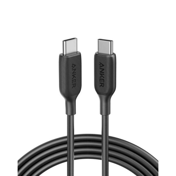 Anker PowerLine III USB-C &amp; USB-C 2.0 ケーブル (1.8m ブ...