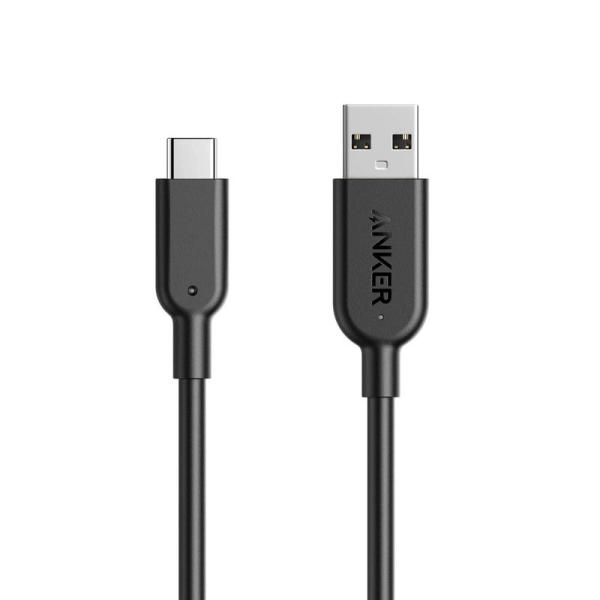 Anker PowerLine II USB-C &amp; USB-A 3.1(Gen2) ケーブル(0....