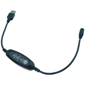 CNCTWO(コネクトツー) 『ファンの回転数アップ2023年モデル』 ファン付き作業服 電熱パッド 電気加熱服 USB(オス)-DC(外径