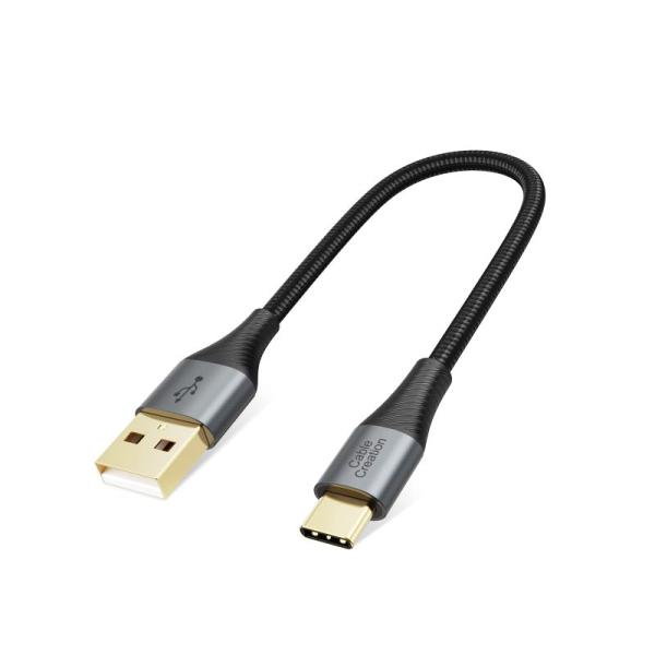 短いUSB C to USBケーブル，CableCreation USB C to A変換ケーブルT...