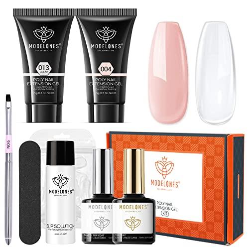 Modelones ジェルネイル ポリネイルジェル カラージェル 長さだし エクステンションジェル ...