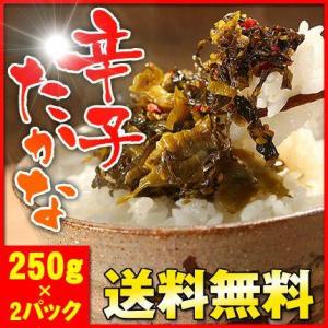 タイムセール 辛子たかな 辛子高菜 高菜 選べる2袋 250g×2袋 500g 博多久松謹製 定番 ...