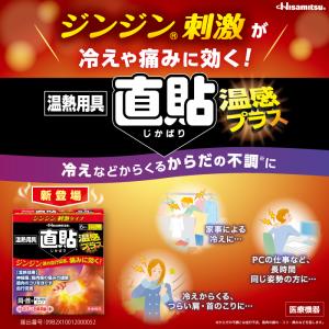 直貼温感プラス Sサイズ 6枚入x3個 血行促...の詳細画像1