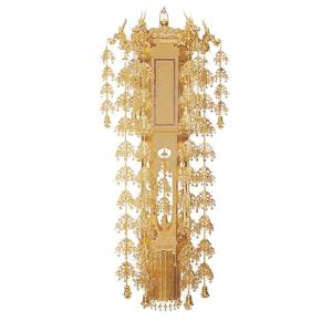 【受注生産】幢幡瓔珞　透し幢幡　5.0尺　【寺院用仏具　寺院　仏具　寺】