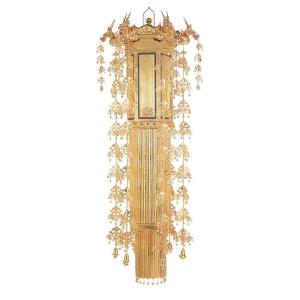 幢幡瓔珞 蓮華付幢幡 5尺 150cm 【寺院用...の商品画像