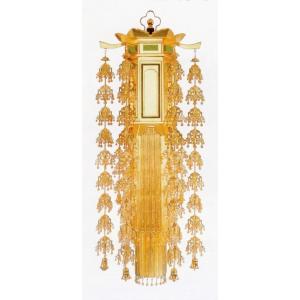 幢幡瓔珞　夢殿型幢幡　6尺　180　【寺院用仏具　仏具】