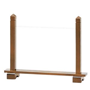 寺院仏具］ 中口火立(獅子付) 上磨 1尺8寸 【ローソク立】 : 仏壇