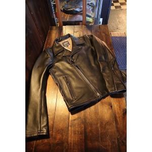 Kadoyaカドヤ Historyヒストリー別注シングルライダースTCR2-H2 カドヤ カドヤ(KADOYA) History別注 【TCR-2H2】タイトライン シングル