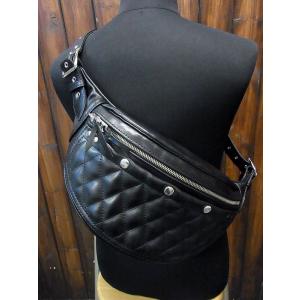 KADOYA×History 別注モデル　　ヘッドファクトリーショルダーバッグ・パテッド　シルバーファスナー・クローム部材仕様