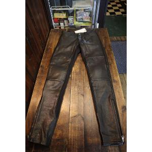 カドヤ（KADOYA） 【TCS-PANTS 2】 膝カップ入りレザーパンツ ブーツ