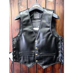 カドヤ(KADOYA) 　レザーベスト　