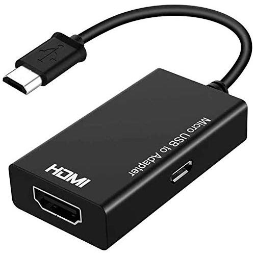 MHL HDMI 変換 アダプタ Micro USB to HDMI 接続アダプタ テレビ変換ケーブ...