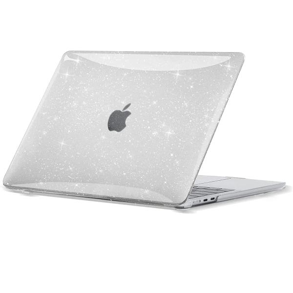 EooCoo MacBook Air 13インチ用ケース M3 M2 新しい キラキラ星 透明202...