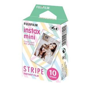 FUJIFILM チェキ用フィルム instax mini ストライプ