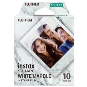 【ポスト投函で送料無料】FUJIFILM・富士フィルム スクエア用 WHITE MARBLE instax SQUARE SQ20に対応したフィルム ホワイトマーブル｜hit-market