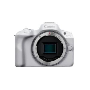 【送料無料】Canon キヤノン ミラーレス  EOS R50 WH ホワイト ボディ