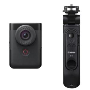 【送料無料】Canon キヤノン 手軽に動画撮影OK Vlogカメラ PowerShot V10トライポットグリップキットブラック PS-V10｜hit-market