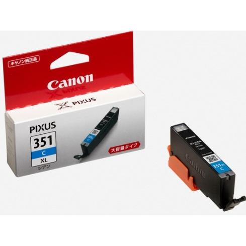 【ゆうパケットで送料無料】Canon キヤノン 純正品インクタンク BCI-351XL C シアン ...
