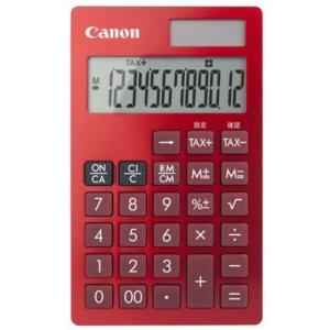 【ゆうパケットで送料無料】キヤノン canon カラーバリエーション電卓 手帳シリーズ KS-12T-RD レッド｜hit-market