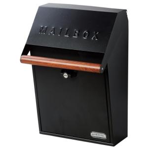 【送料無料】SETOCRAFT・セトクラフト SI-3942-BK 壁掛けポスト GALVA ブラック