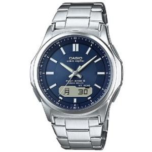 CASIO WVA-M640TD-2AJF 電波ソーラーシルバー×ネイビー　新品 WAVE（CASIO） 【送料無料】CASIO・カシオ WVA-M640D-2A2JF ソーラー
