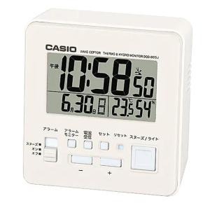 【送料無料】CASIO カシオ 目覚まし時計 温度・湿度計付きの電波デジタル置時計 DQD-805J-7JF｜hit-market