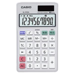 【ゆうパケットで送料無料】CASIO カシオ 実務電卓 手帳タイプ SL-310A