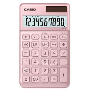 【ゆうパケットで送料無料】CASIO カシオ デザイン電卓 大判手帳タイプ NS-S10-PK-N