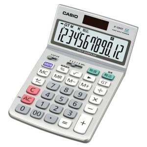 CASIO(カシオ) 本格実務電卓 12桁 検算機能 ジャストタイプ シルバー