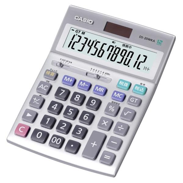 メーカー再生品1年保証です【ゆうパケットで送料無料】CASIO カシオ 実務電卓 デスクタイプ DS...