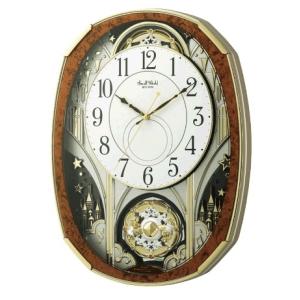 SEIKO セイコー 電波 掛け時計 RE580B からくり時計 ウエーブ SEIKO セイコー 電波 掛け時計 RE580B からくり時計 ウエーブ