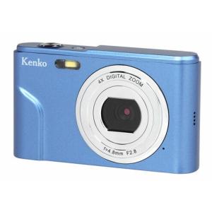 【送料無料】Kenko ケンコー デジカメ デジタルカメラ ユーチューブにも KC-03TY　ブルー　/　子供　入学祝い　｜hit-market