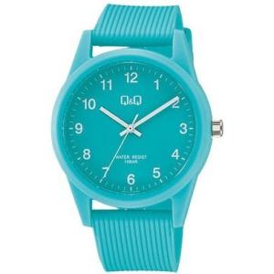 【ゆうパケットで送料無料】シチズン時計 Q＆Q 腕時計 10気圧防水 ブルー 見やすい腕時計 VS40-010