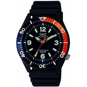 【ネコポスで送料無料】シチズン時計 Q＆Q ソーラー腕時計 10気圧防水 H064-007
