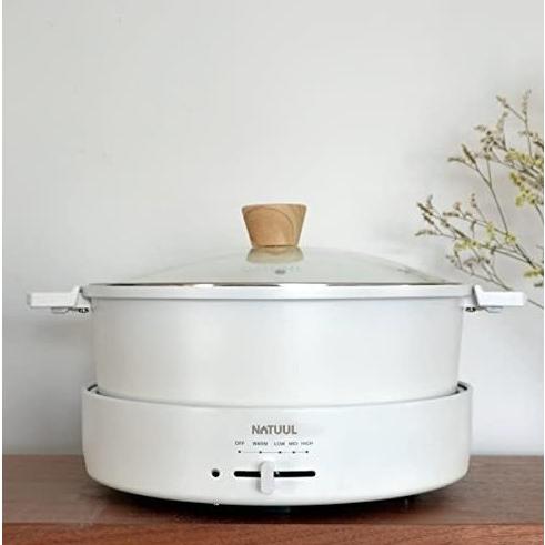 在庫あり【送料無料】アズマ EAST 2食おやこ電気なべ NATUUL NL-GP2ED 2色鍋 2...