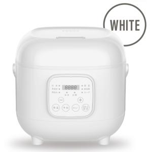 【送料無料】VERSOS ベルソス 3合炊飯器 VS-KE23 ホワイト 取っ手付き しゃもじ、軽量...