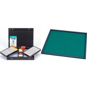 麻雀牌＋マットのこれですぐ遊べるセット♪【送料無料】麻雀マット ライトマット LIGHT MAT　麻...