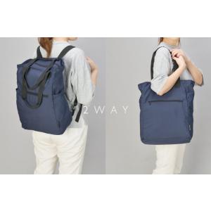 【送料無料】MOTTERU ポケリュックバッグ ネイビー MO-1105-006 リュックとトートバッグの2WAYタイプ