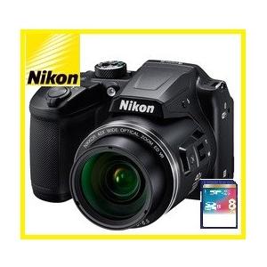 今ならSDHCカード8GB差し上げます【送料無料】Nikon・ニコン チルト式液晶光学40倍ズーム COOLPIX B500 ブラック