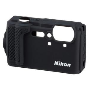 Nicon・ニコン COOLPIX W300用 純正シリコンジャケット CF-CP3 ブラック｜hit-market