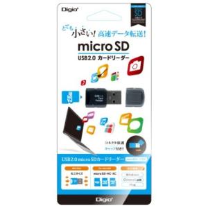 【ゆうパケットで送料無料】ナカバヤシ マイクロSDカード専用リーダー CRW-MSD79BK USB...