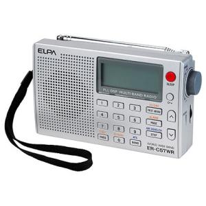 【送料無料】ELPA ワールドラジオ AM/FM/短波/長波 /ワイドFM / AIR（エアバンド）...