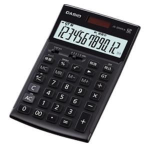 【ゆうパケットで送料無料】CASIO カシオ 実務電卓 JS-20WKA-BK-N