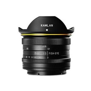 【送料無料】KAMLAN・カムラン レンズ 8mm F3.0 フジ Xマウント