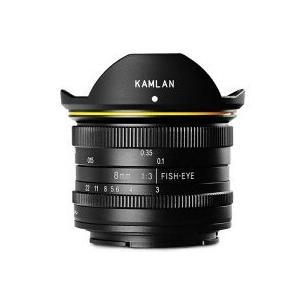 【送料無料】KAMLAN・カムラン レンズ 8mm F3.0 Canon-M マウント