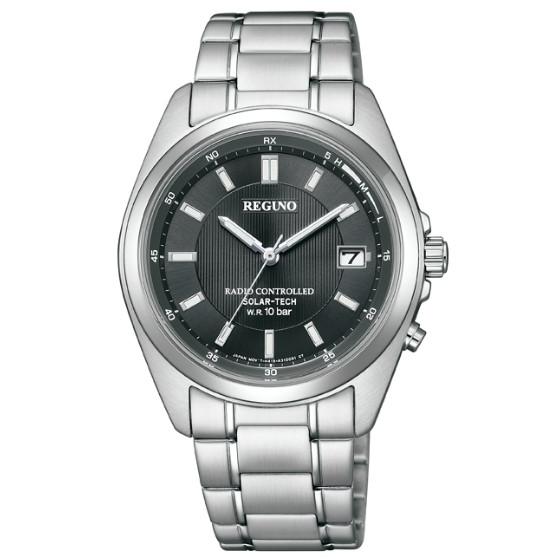【ゆうパケットプラスで送料無料】シチズン REGUNO レグノ 電波ソーラーテック 紳士用腕時計 K...