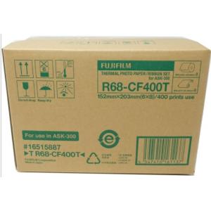 【送料無料】FUJIFILM・フジフィルム サーマルフォトプリントセット R68-CF400T [6X8サイズ] ASK-300用｜hit-market