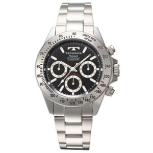 【ゆうパケットで送料無料】TECHNOS SWISS テクノス男性用 10気圧防水 クロノグラフ腕時...
